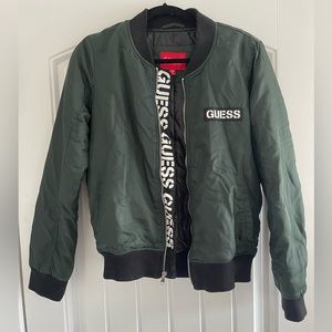 S Green GUESS Bomber Jacket